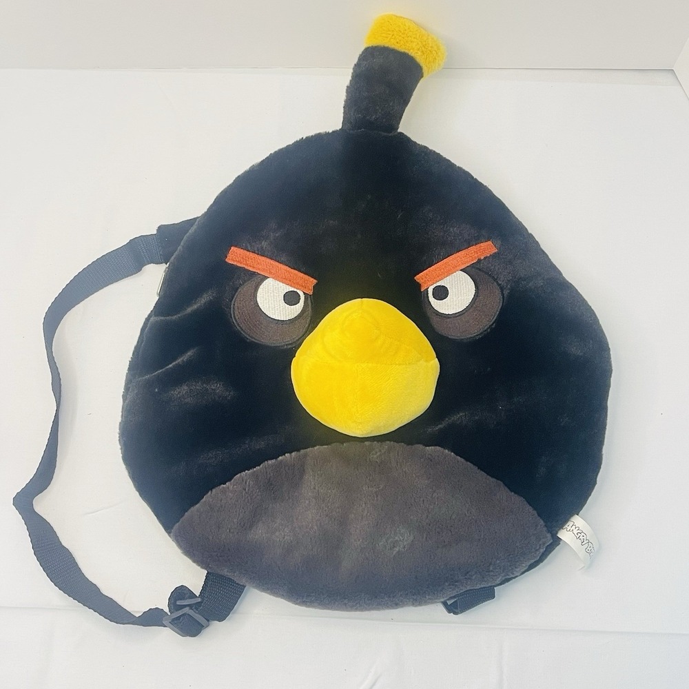 Commonwealth Rovio Angry Birds Bomb the Loon 2011 Black 13" Backpack